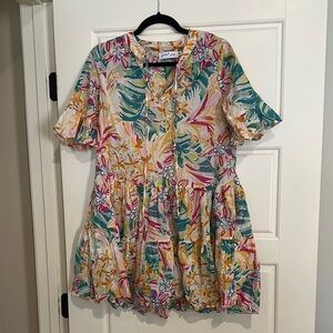 Petal and Pup Floral Multicolor Dress